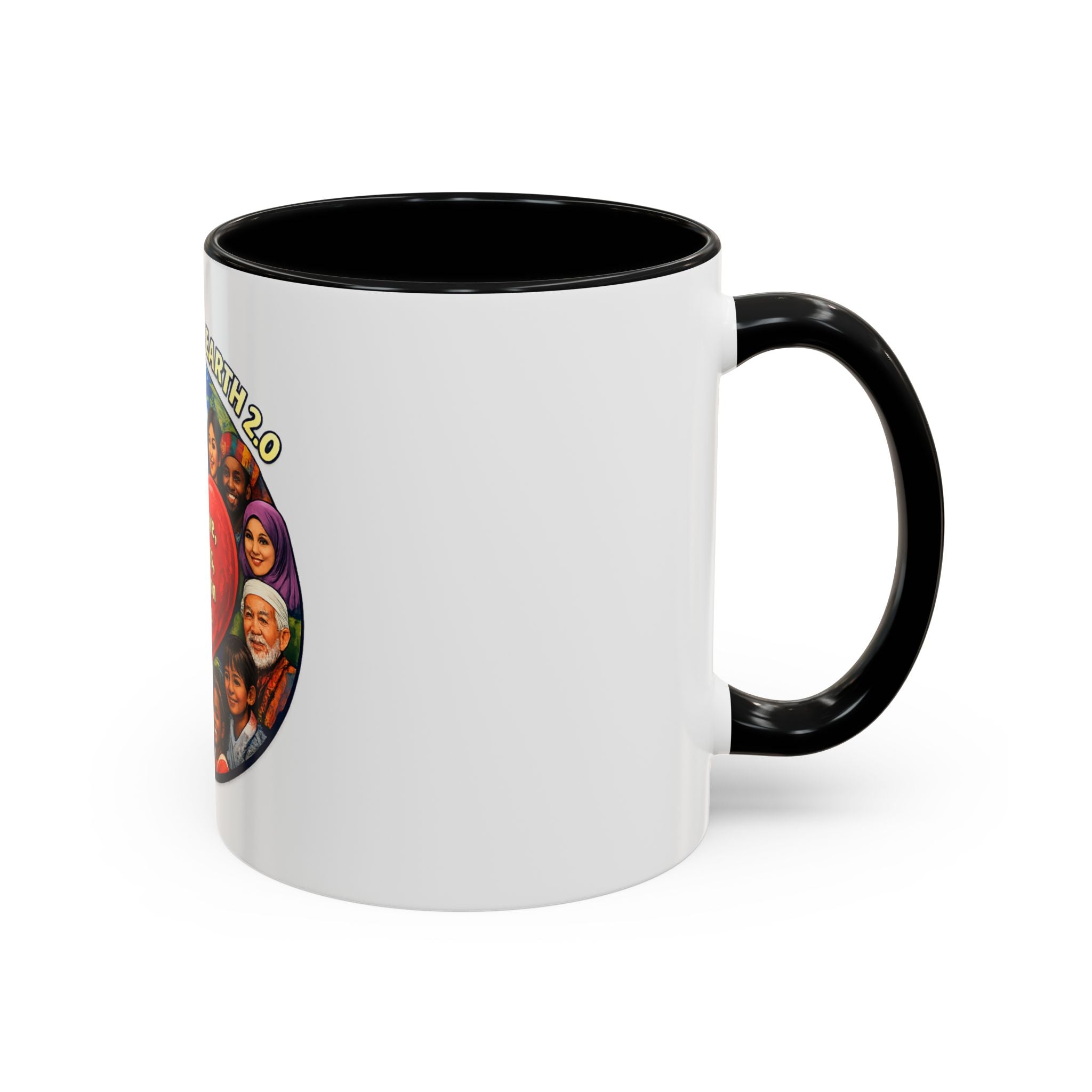 Be the Change Coffee Mug — Inspirational Kindness Message (11/15oz)