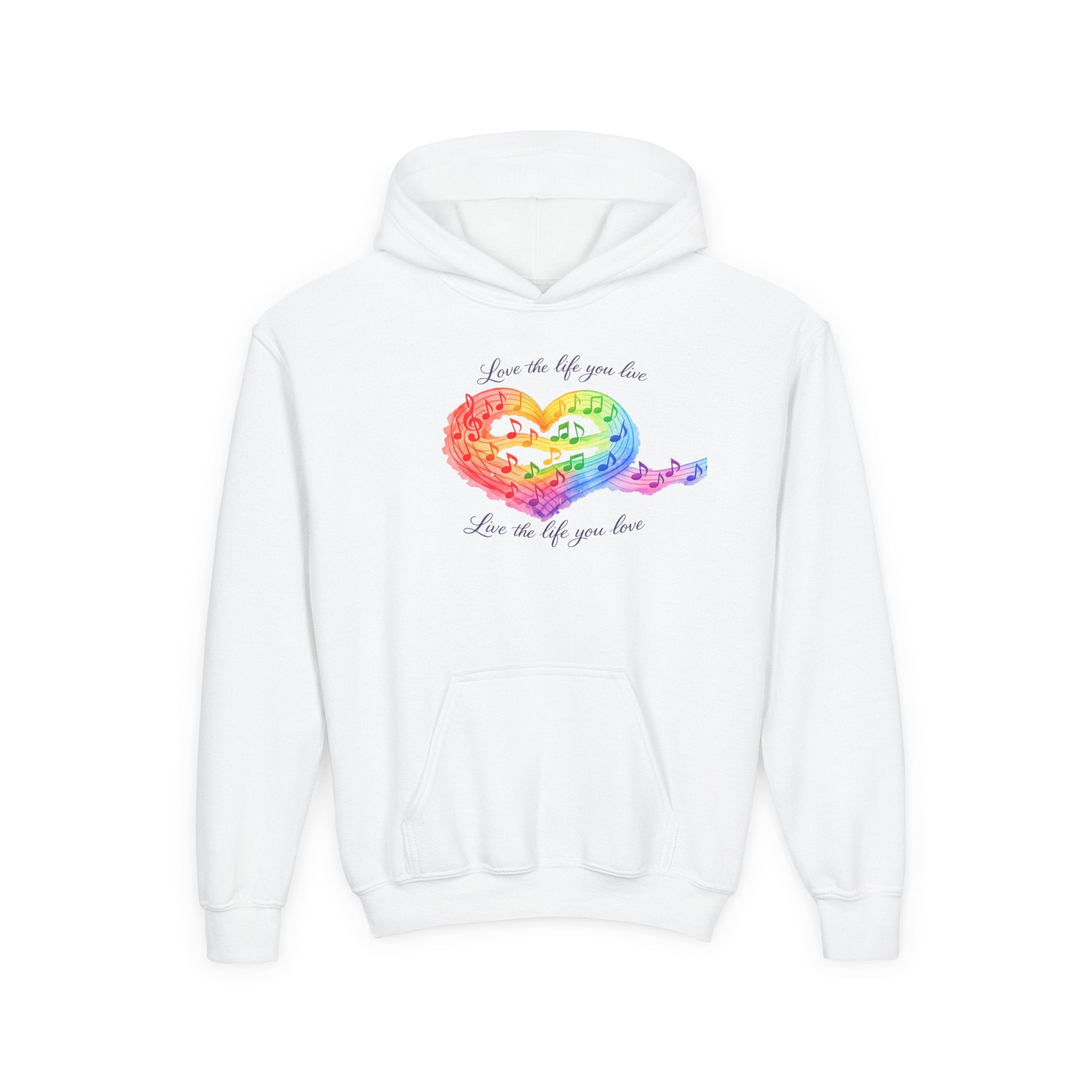 Authentic Life Hoodie — Live Authentically Inspirational Youth Sweatshirt