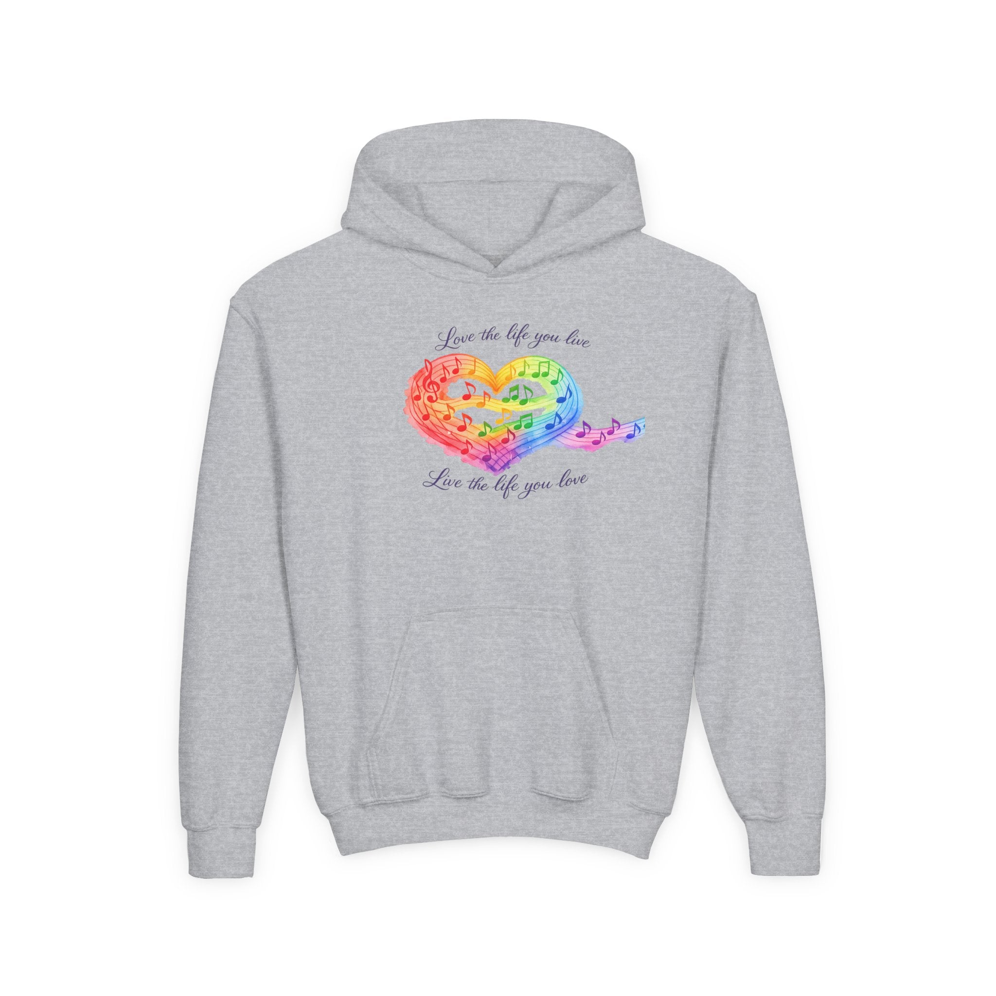 Authentic Life Hoodie — Live Authentically Inspirational Youth Sweatshirt