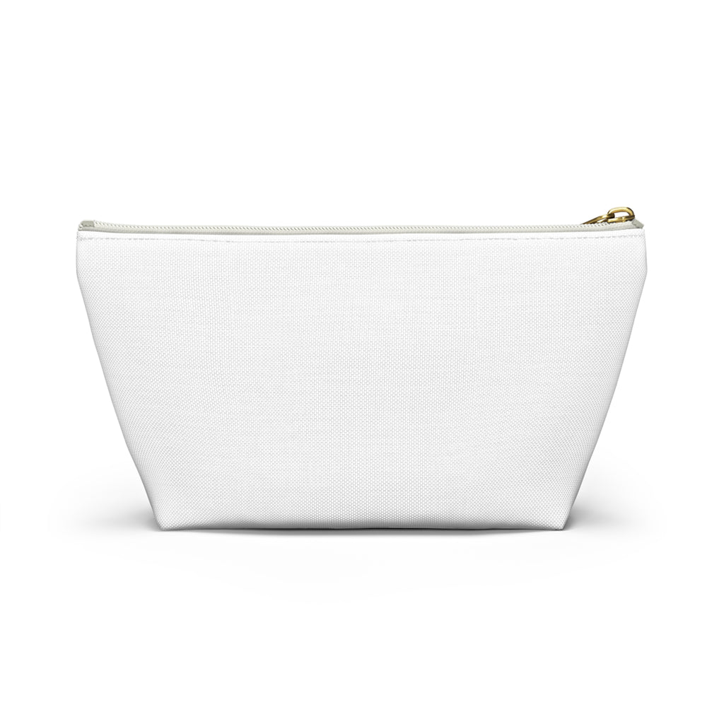 Inspirational Accessory Pouch — "Your Vibration Matters" T-Bottom Cosmetic Bag