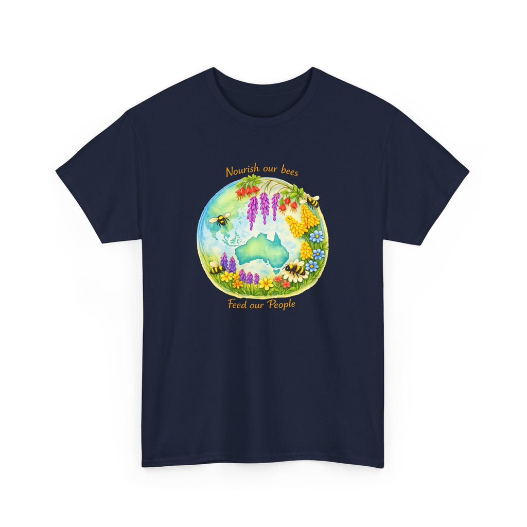 Floral Bear Nature Tee — "Beautiful Day for Bears" Graphic T-Shirt