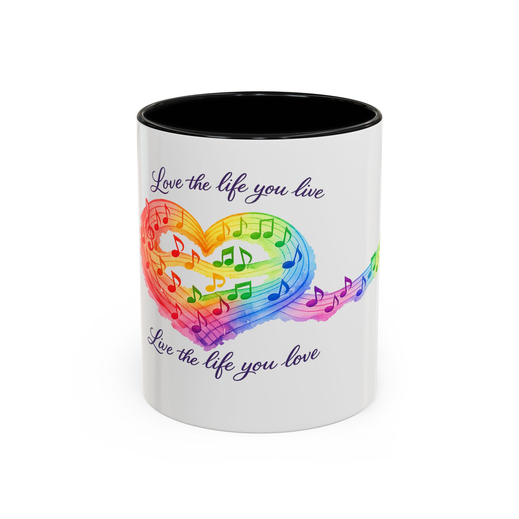 Live the life Accent Coffee Mug (11, 15oz)