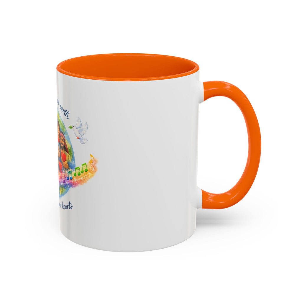Peace on earth Accent Coffee Mug (11, 15oz)