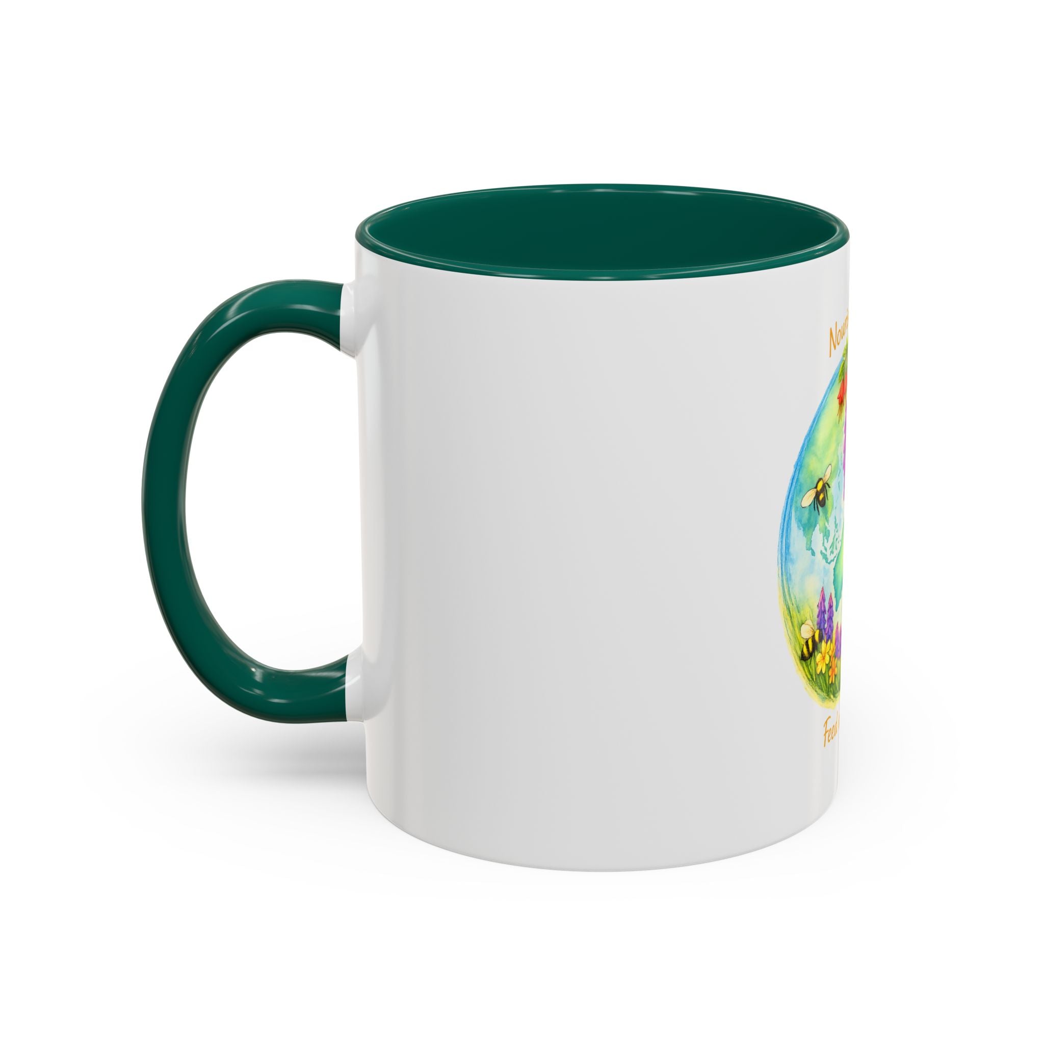 Nourish Our Bees Floral Australia Mug (11oz/15oz)