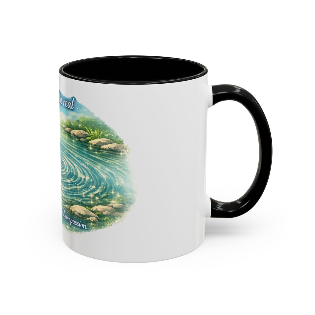Ripple effect Accent Coffee Mug (11, 15oz)