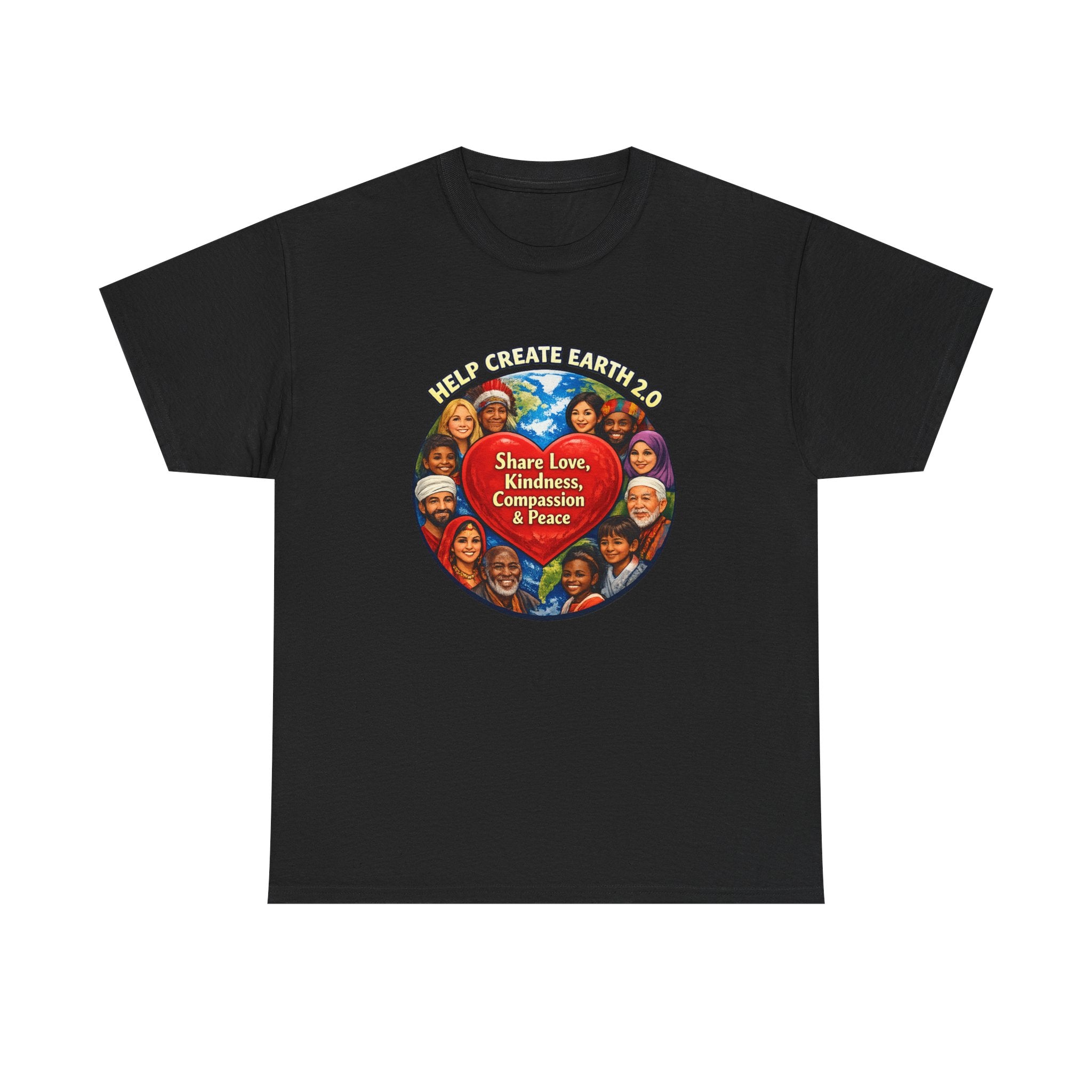 Be the Change T-Shirt — Inspirational Kindness & Peace Tee