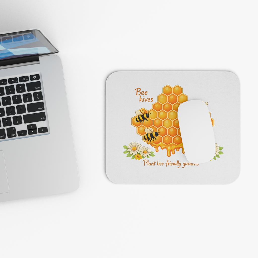 Beehive Mouse Pad — Save Lives, Plant Bee-Friendly Gardens