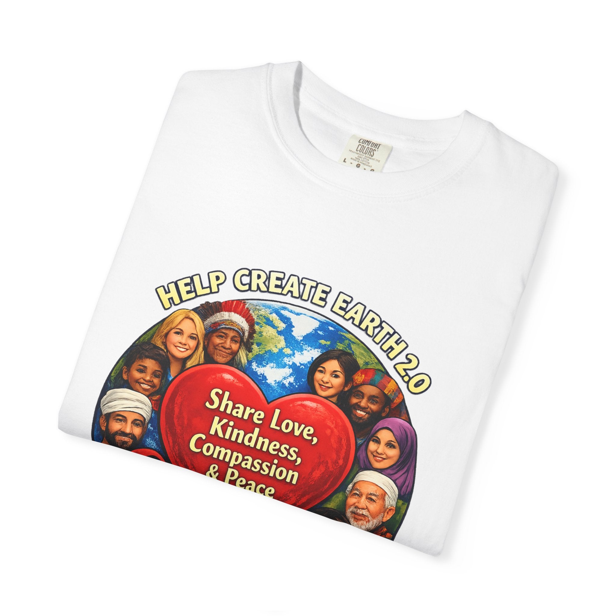 Be the Change Tee — 'Be the change you want to see in the world' Garment-Dyed T-Shirt