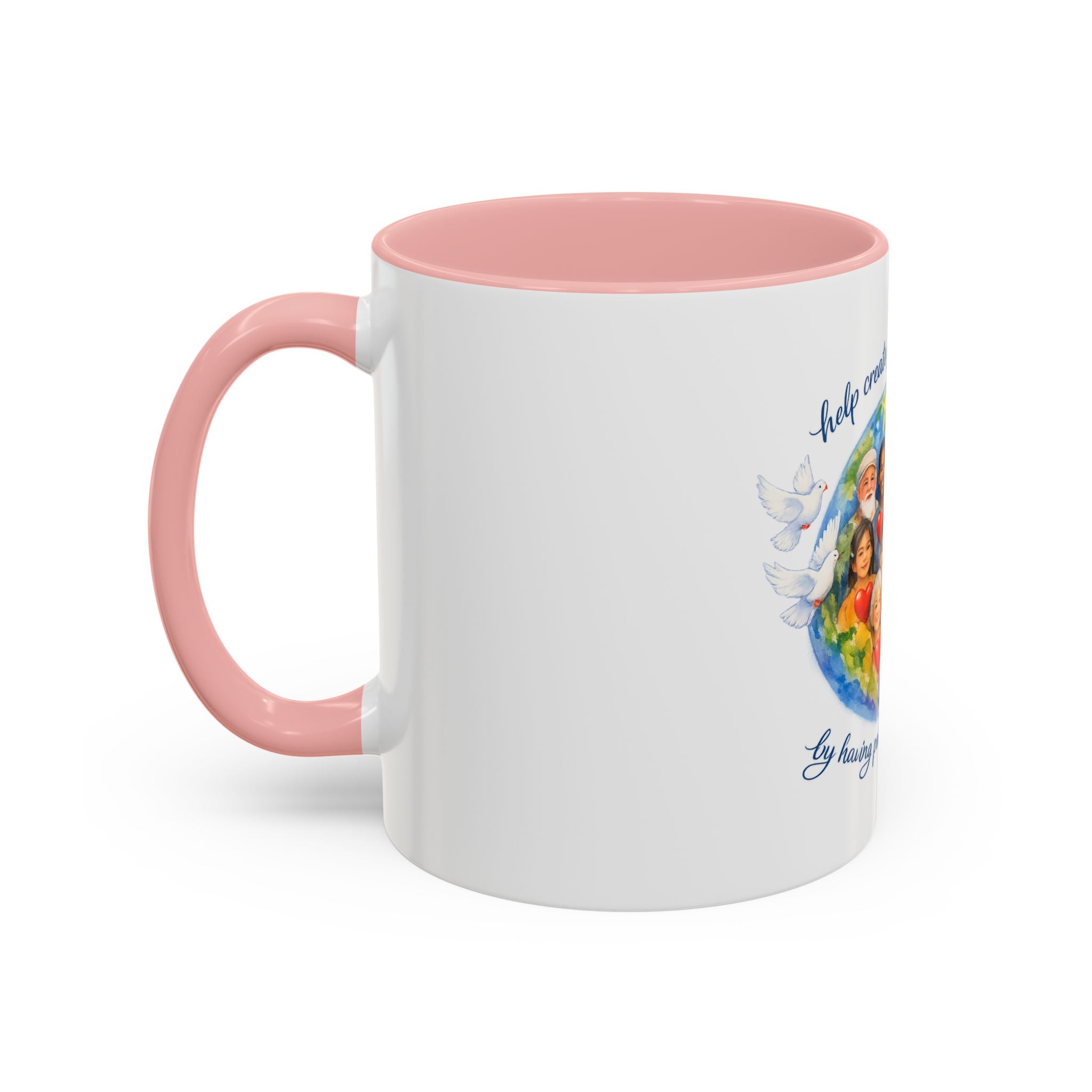 Peace on earth Accent Coffee Mug (11, 15oz)