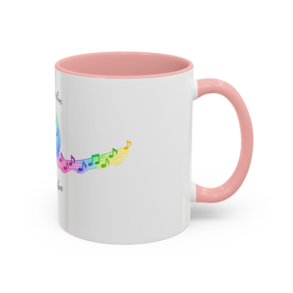 Live the life Accent Coffee Mug (11, 15oz)