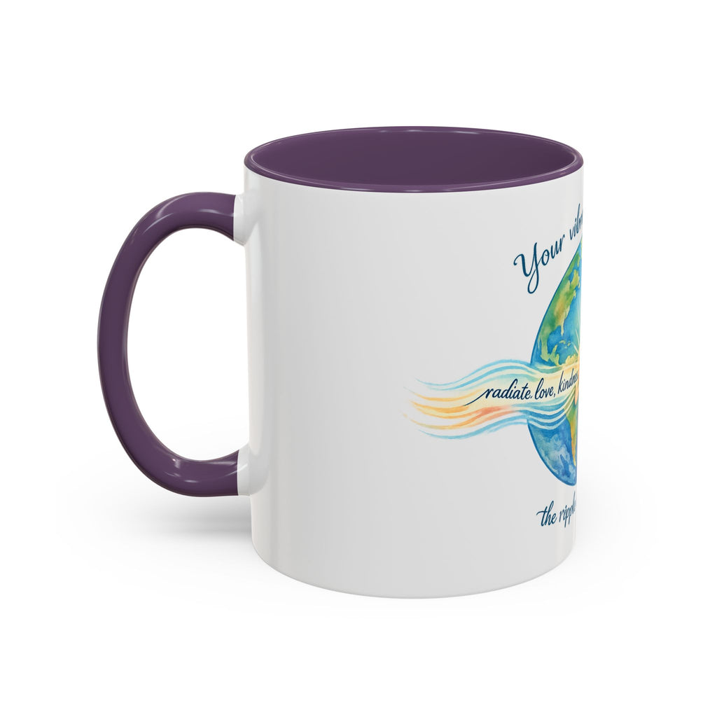 Your vibe matters Accent Coffee Mug (11, 15oz)