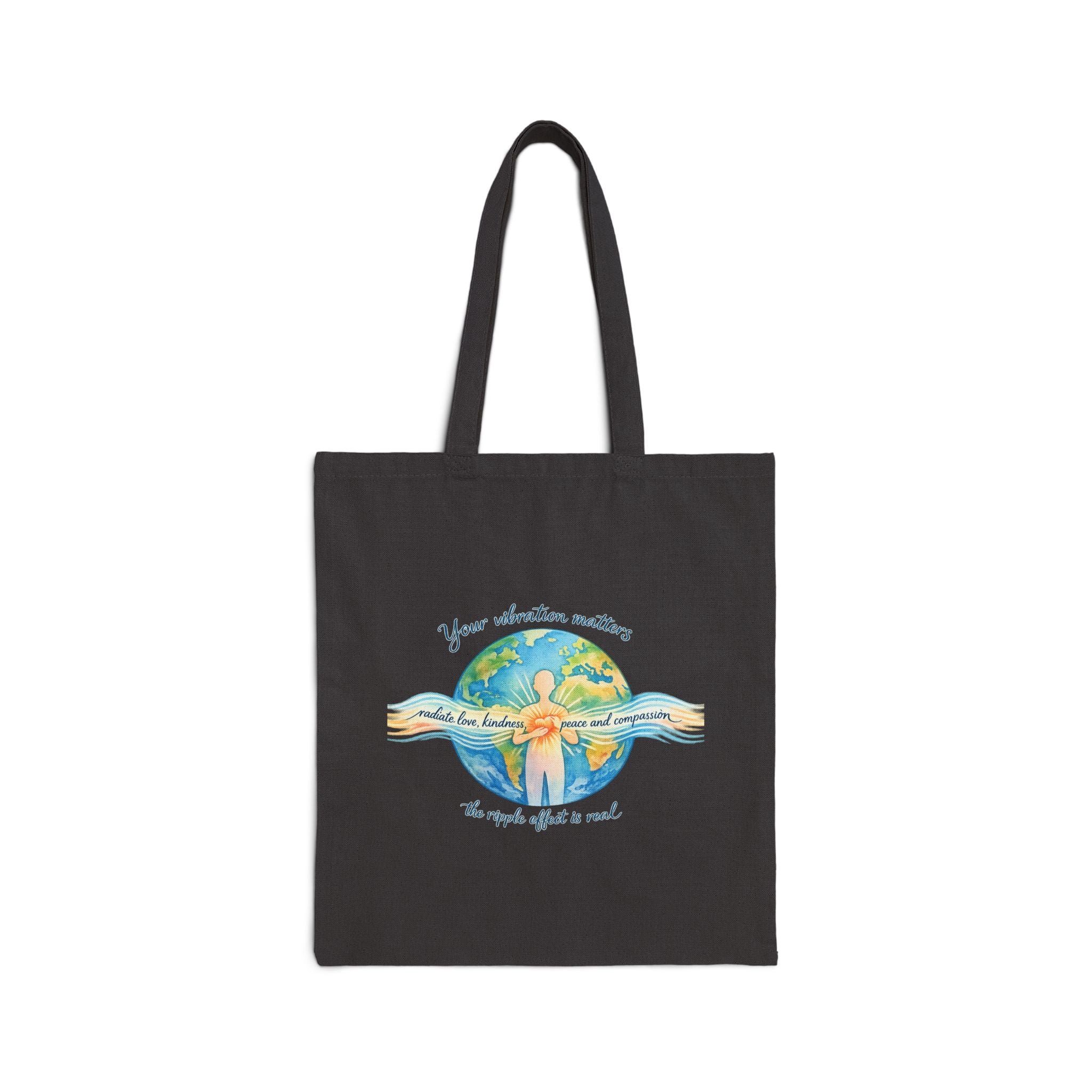 Your vibe matters Cotton Canvas Tote Bag