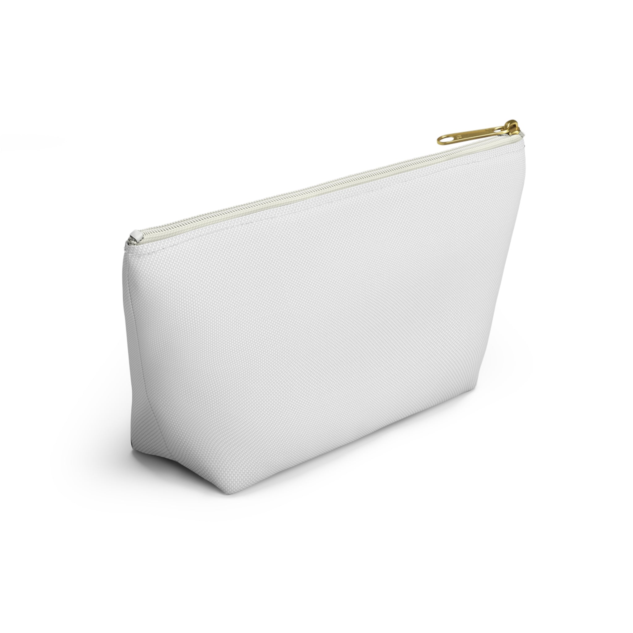 Inspirational Accessory Pouch — "Your Vibration Matters" T-Bottom Cosmetic Bag
