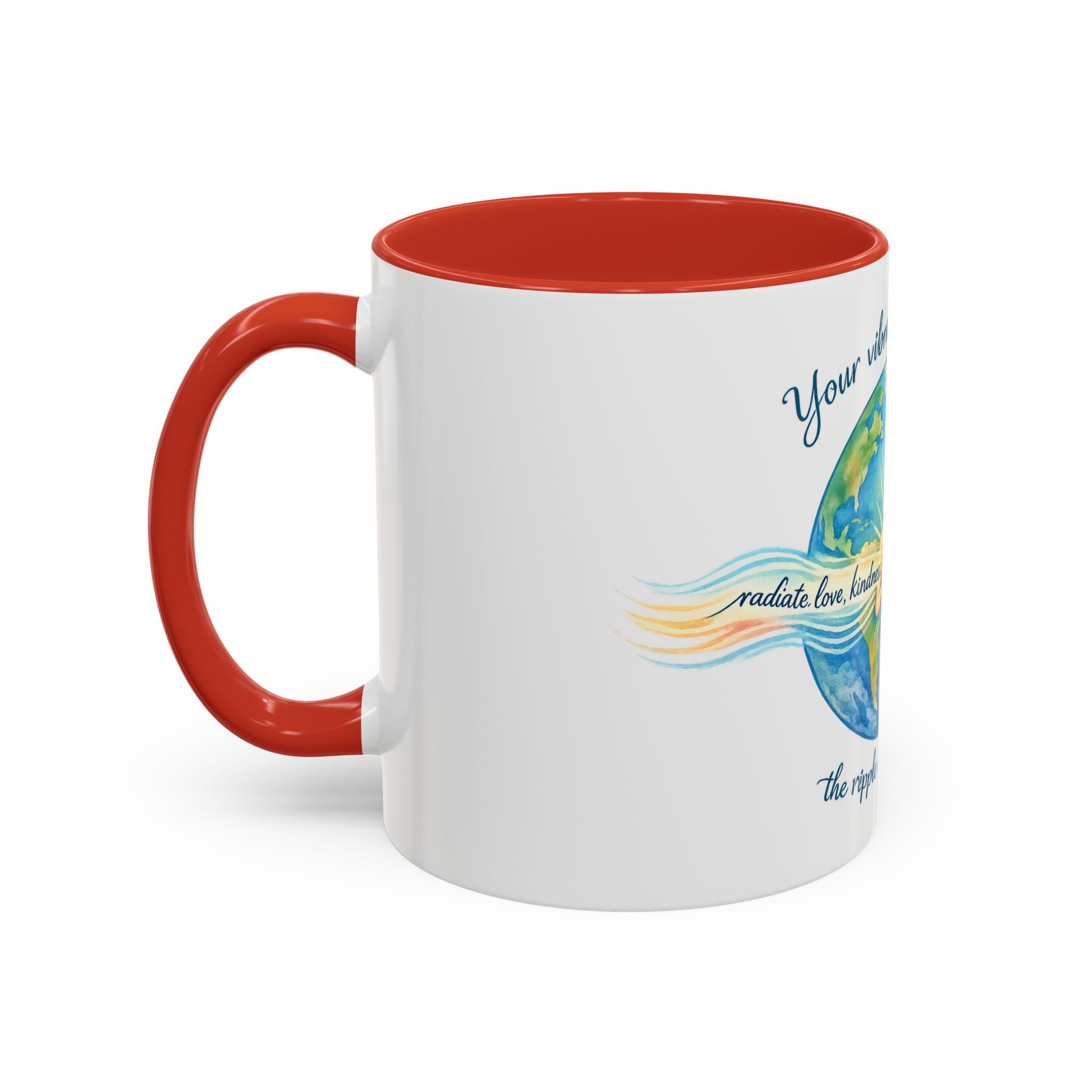 Your vibe matters Accent Coffee Mug (11, 15oz)