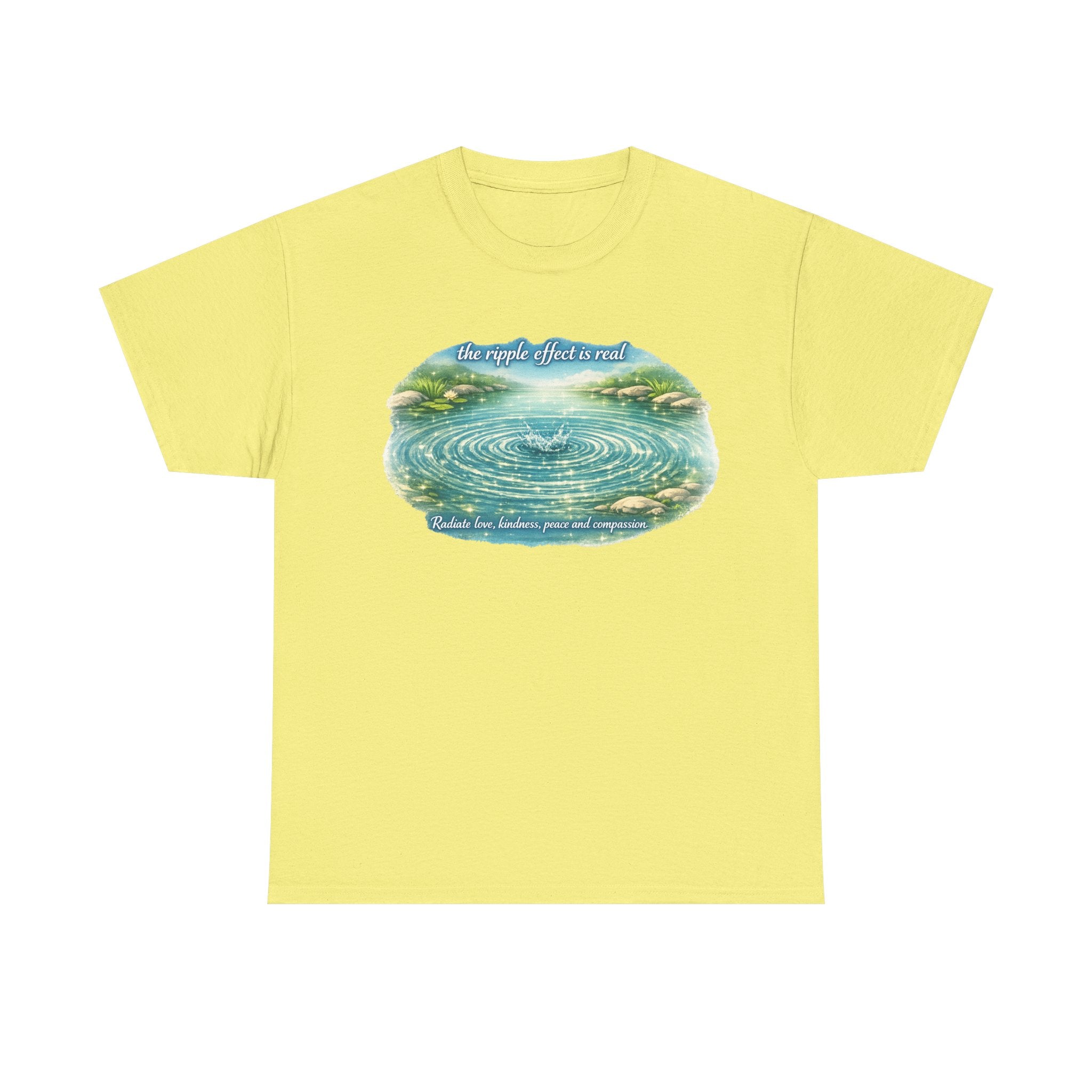 "The Ripple Effect" Inspirational Watercolor T‑Shirt