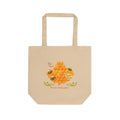 Eco Tote Bag — 'Bee' Kind Honeycomb Tote | Save the Bees, Plant a Pollinator Garden