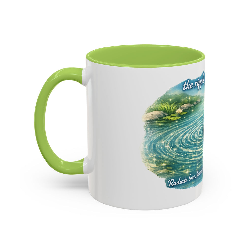Ripple effect Accent Coffee Mug (11, 15oz)