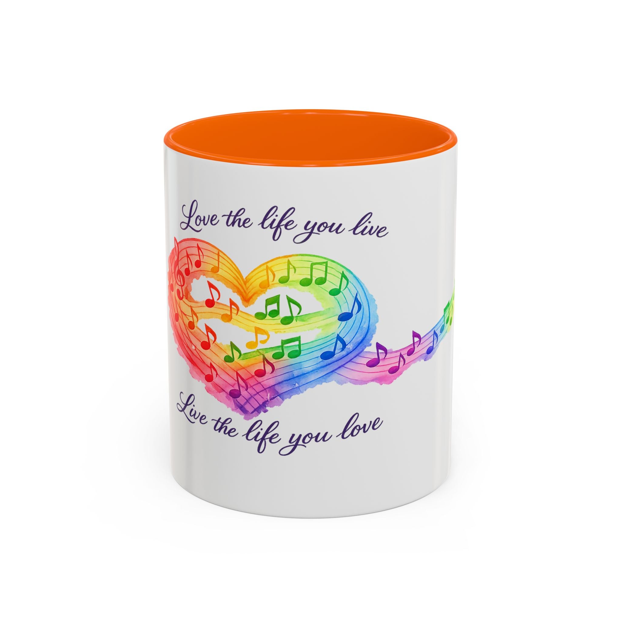 Live the life Accent Coffee Mug (11, 15oz)