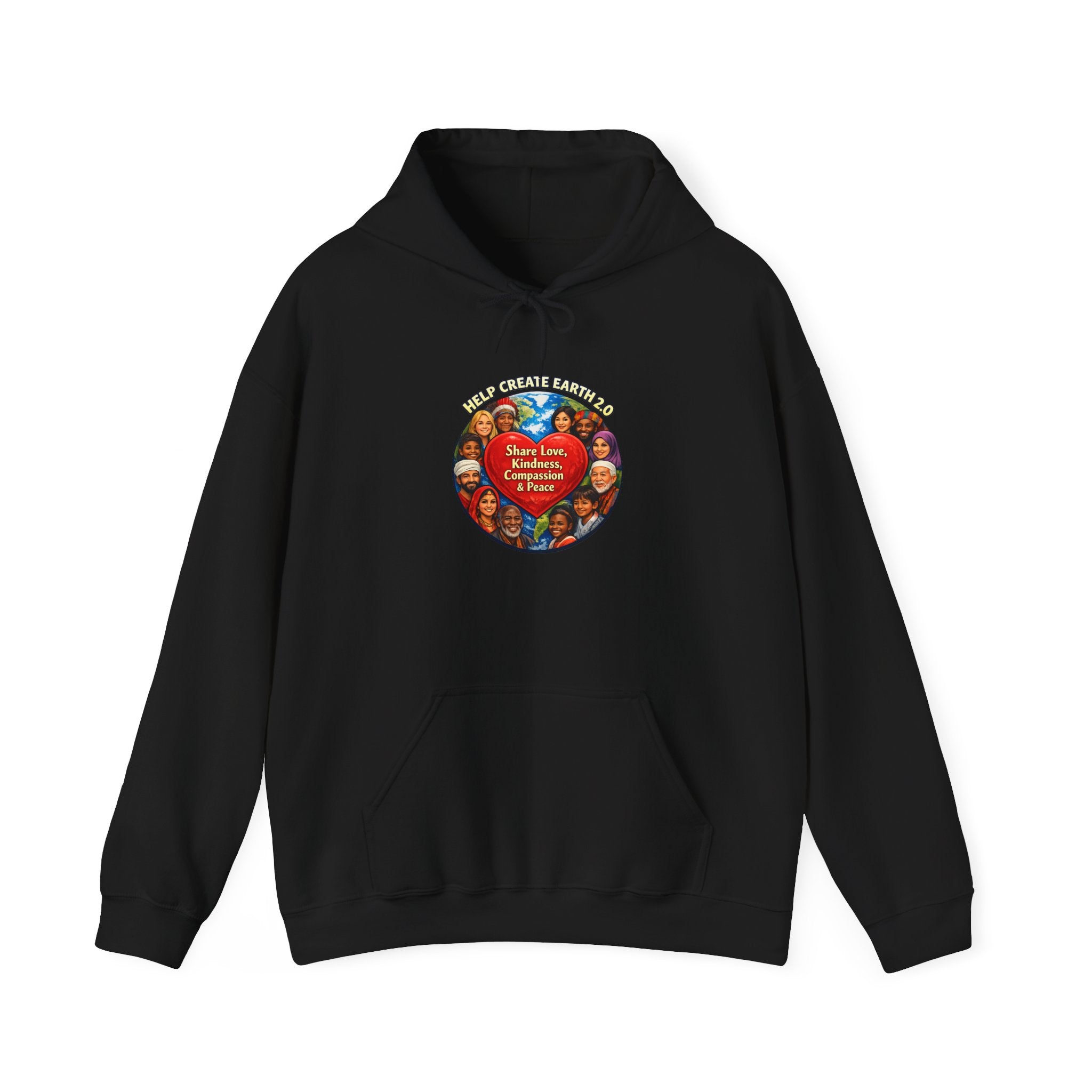 Be the Change Hoodie — Inspirational Kindness & Peace Sweatshirt