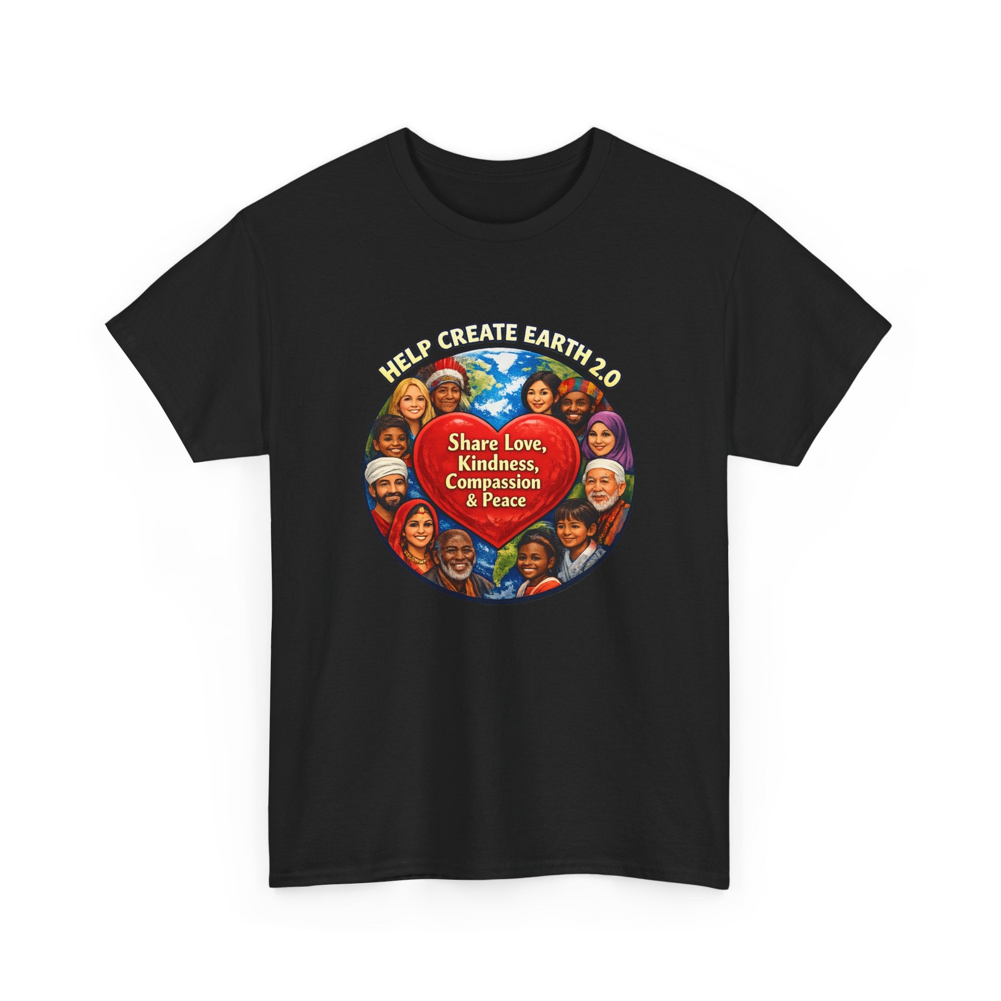 Be the Change T-Shirt — Inspirational Kindness & Peace Tee