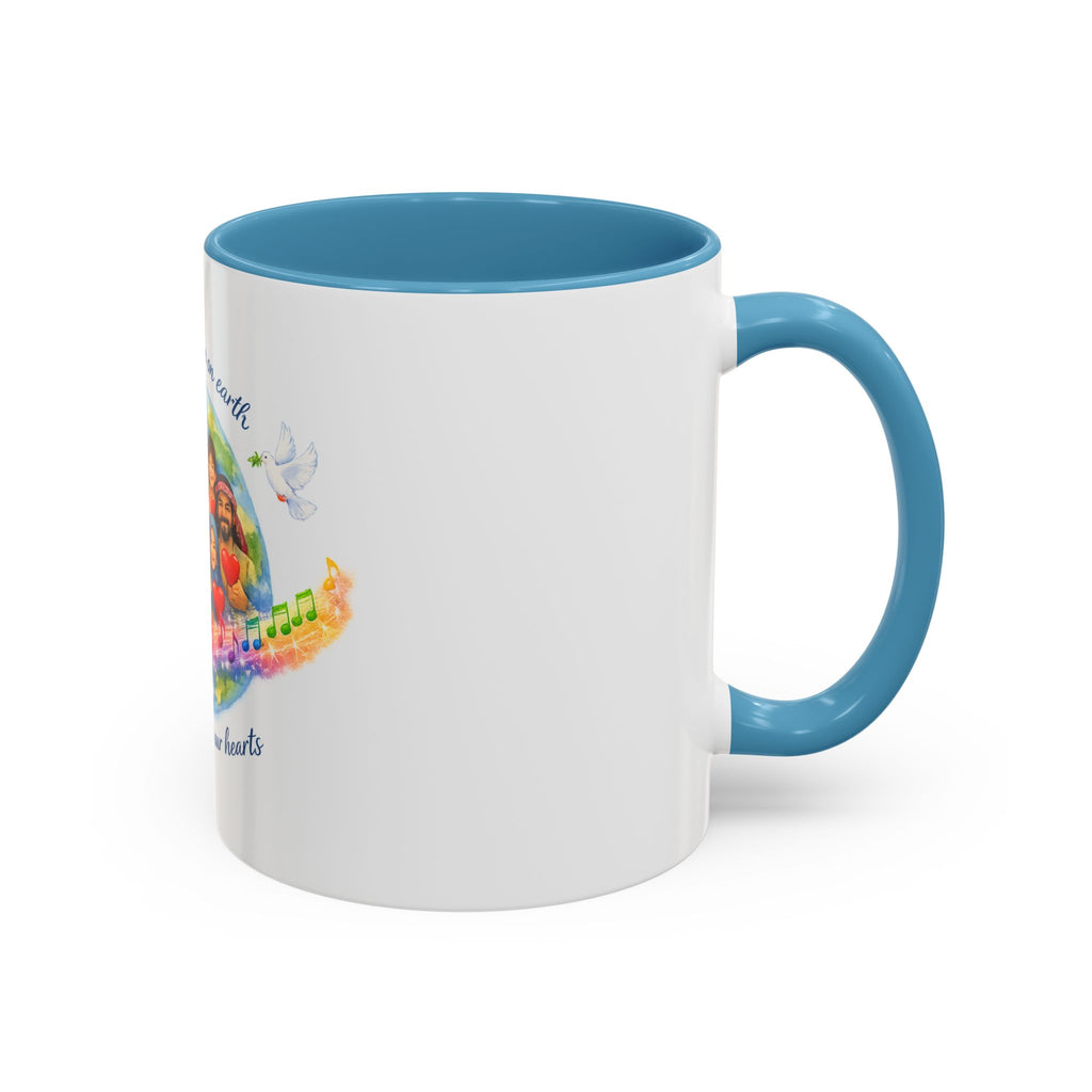 Peace on earth Accent Coffee Mug (11, 15oz)