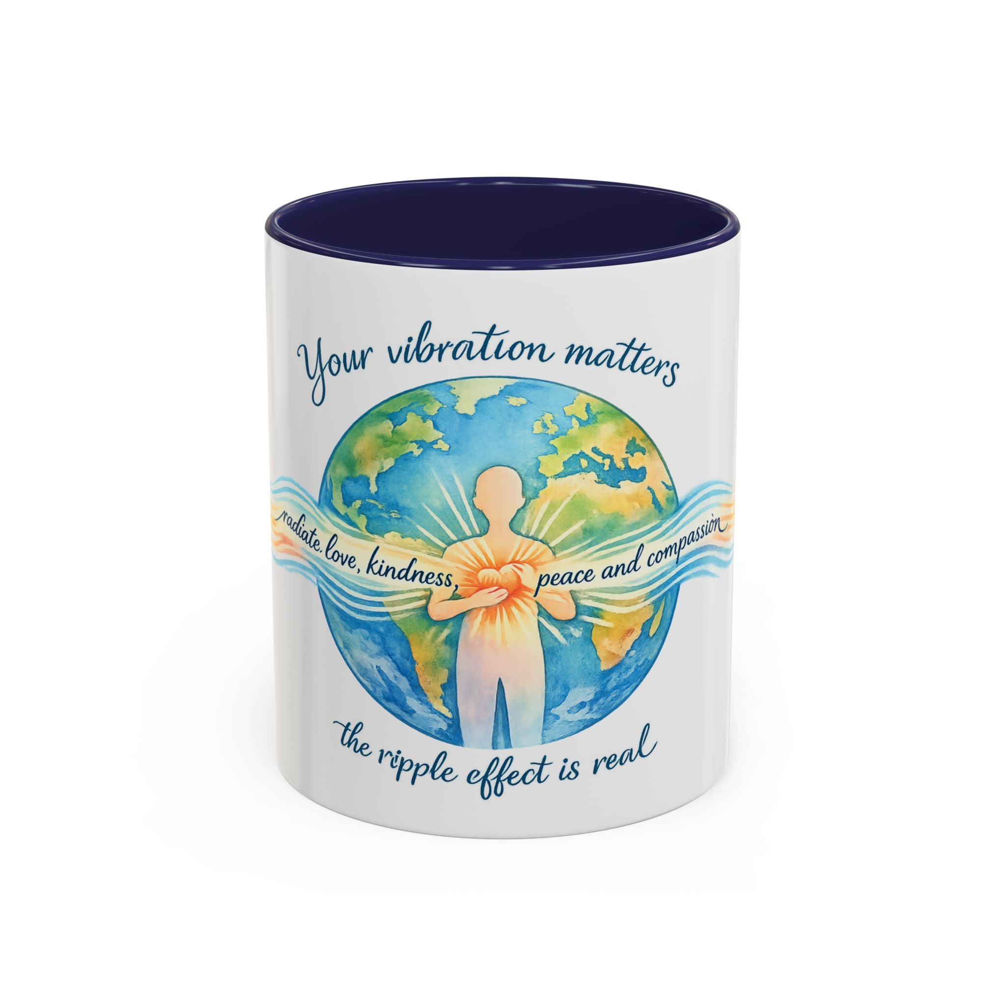 Your vibe matters Accent Coffee Mug (11, 15oz)