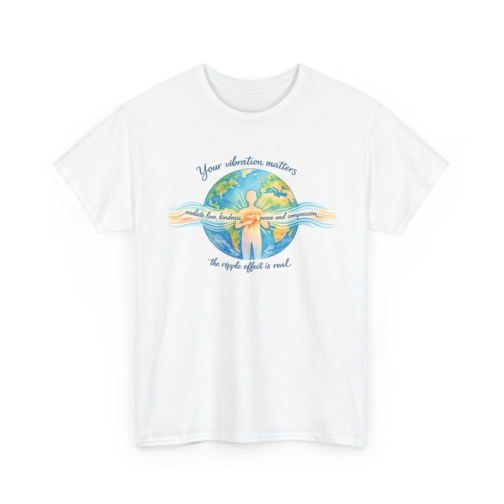 Radiate Love Tee — Compassion & Peace Inspirational T-Shirt