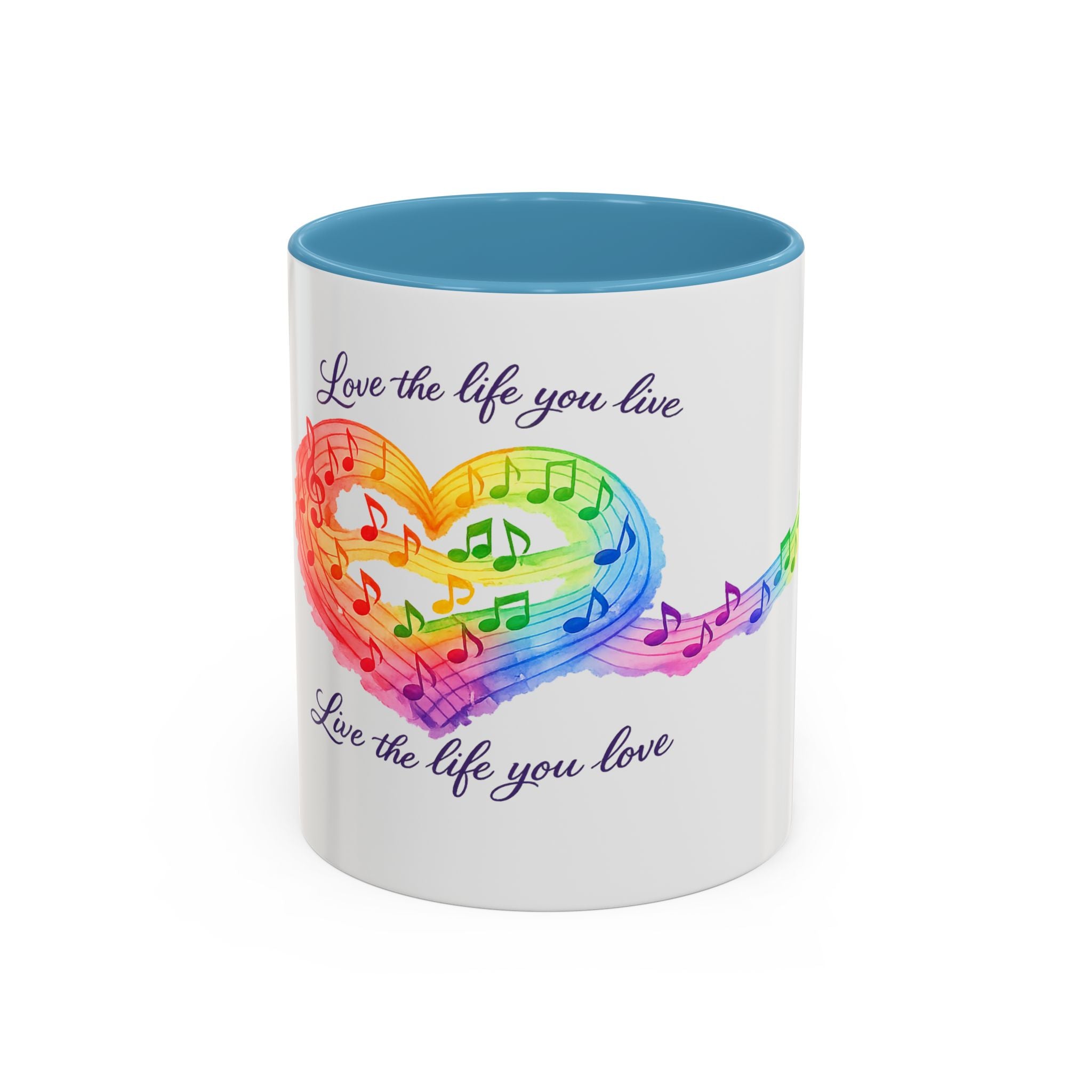 Live the life Accent Coffee Mug (11, 15oz)
