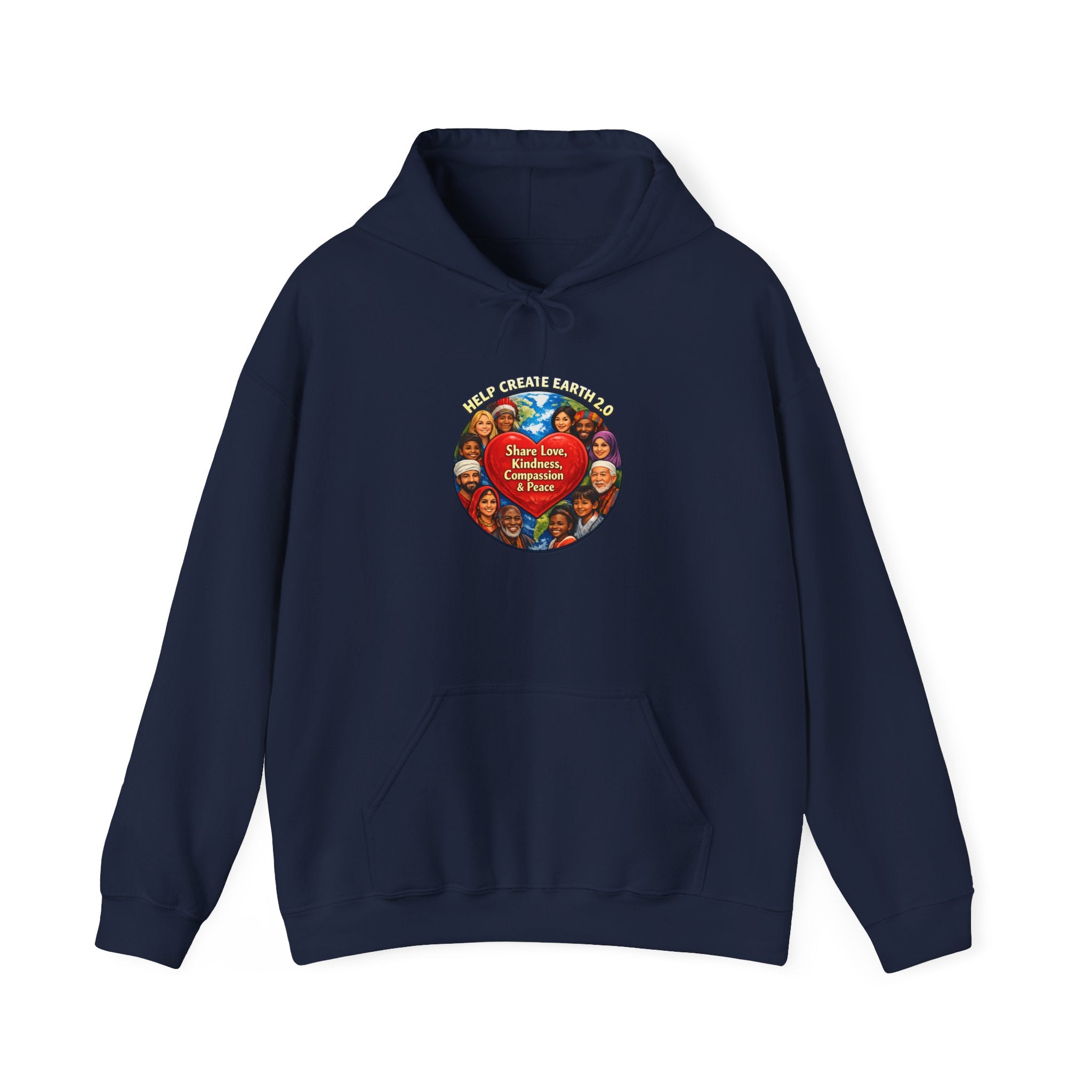 Be the Change Hoodie — Inspirational Kindness & Peace Sweatshirt