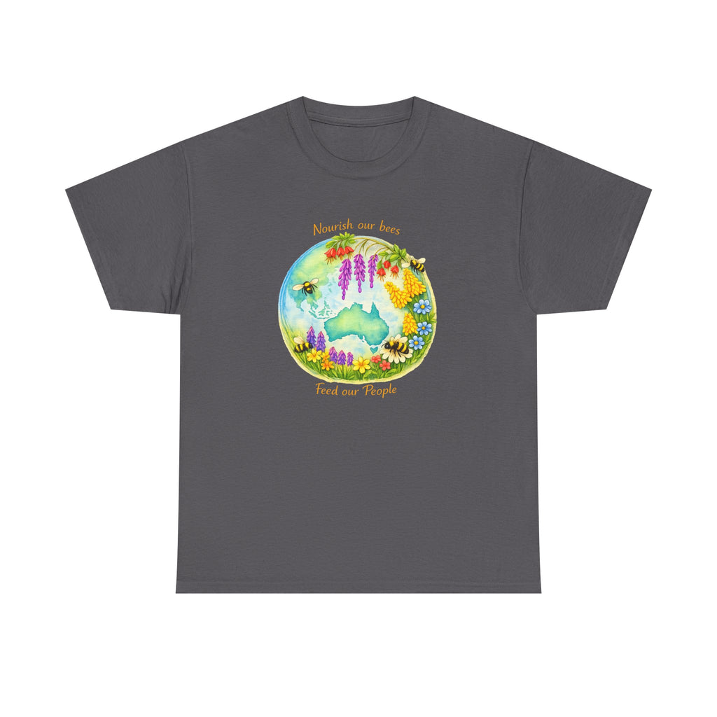 Floral Bear Nature Tee — "Beautiful Day for Bears" Graphic T-Shirt