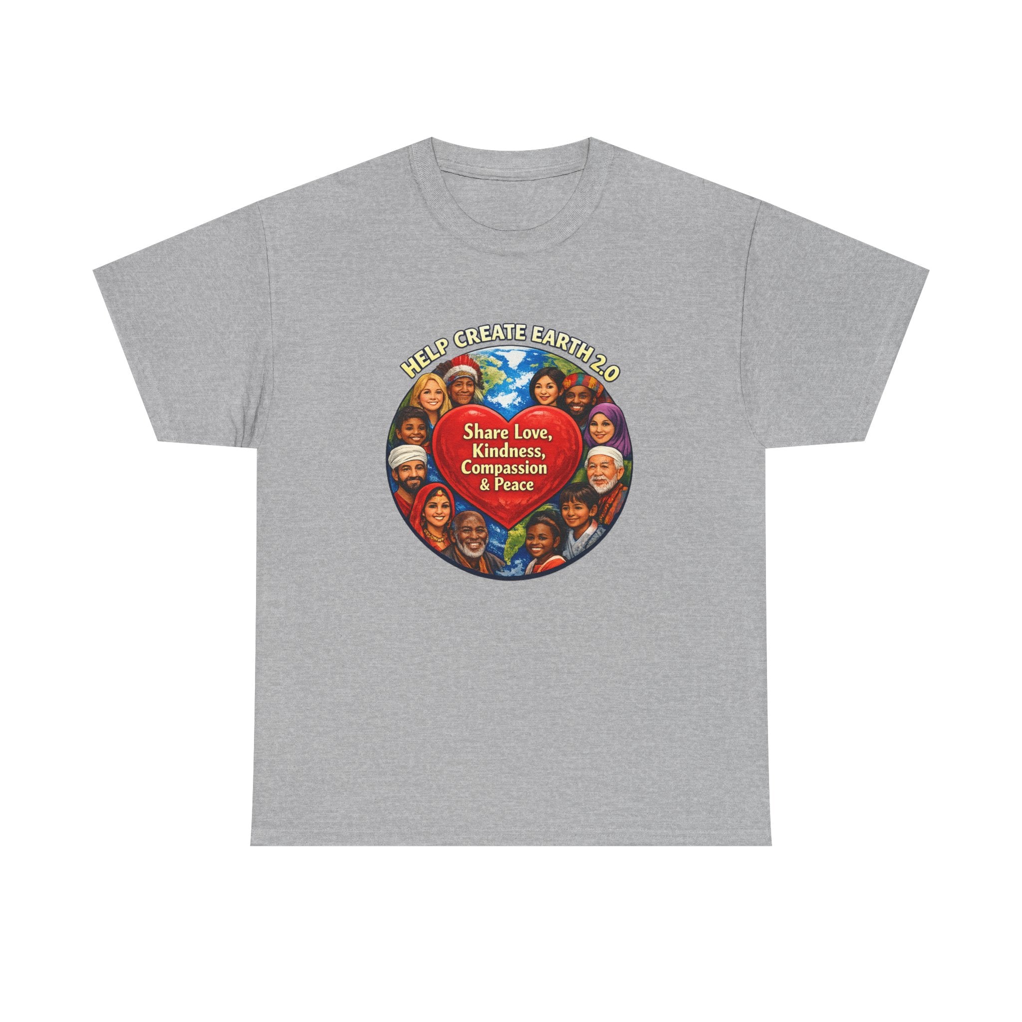 Be the Change T-Shirt — Inspirational Kindness & Peace Tee