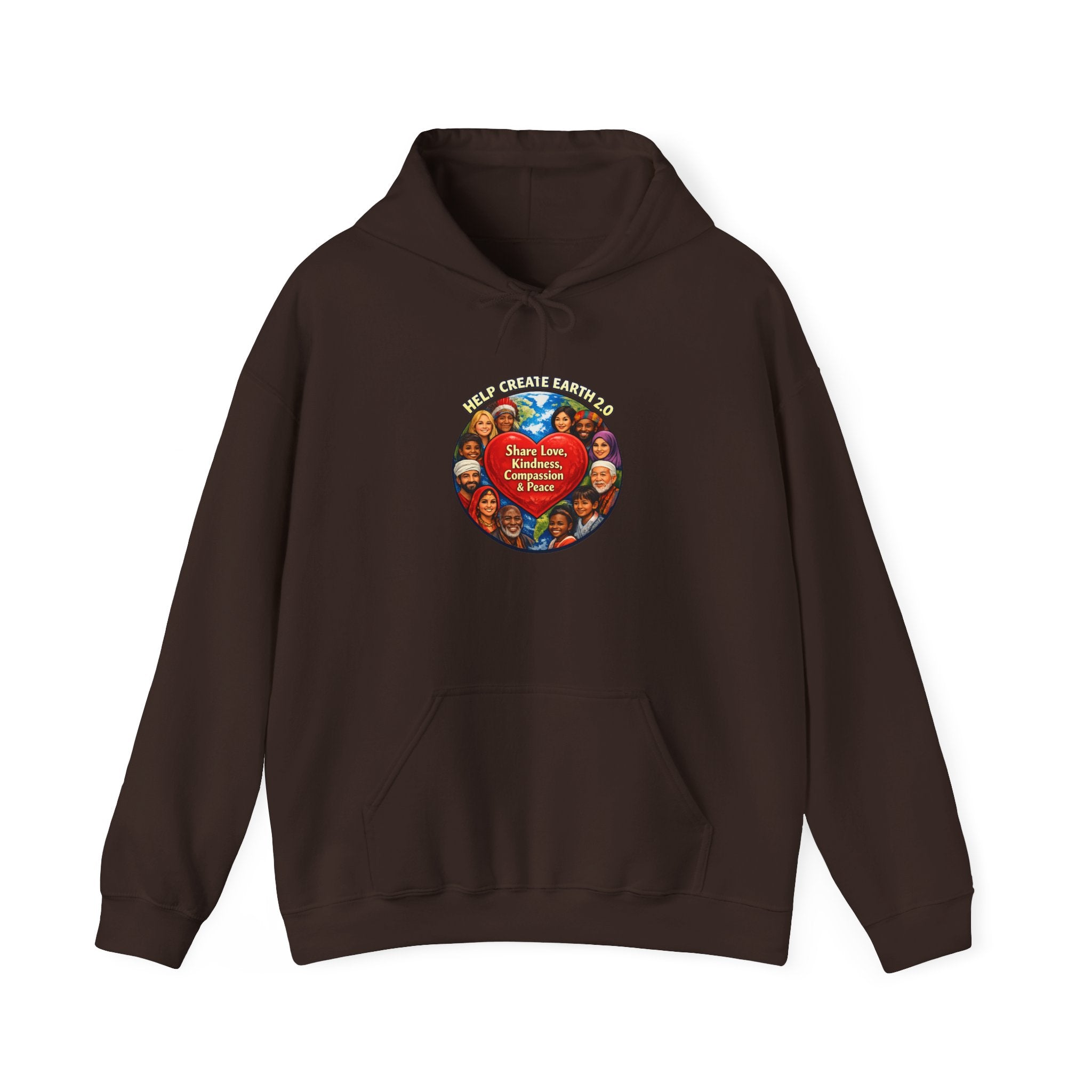 Be the Change Hoodie — Inspirational Kindness & Peace Sweatshirt
