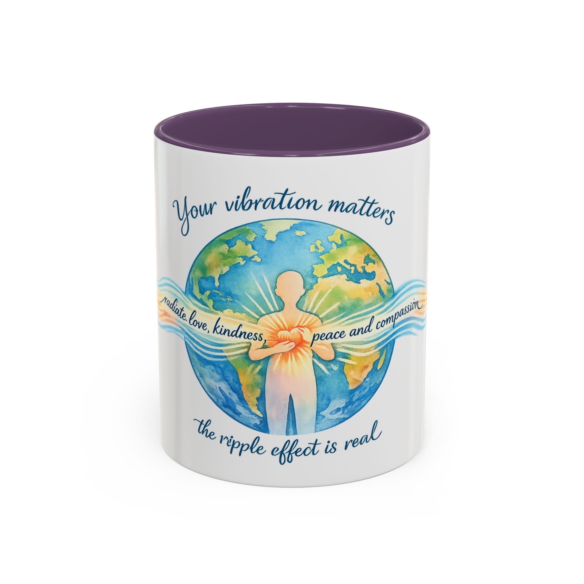 Your vibe matters Accent Coffee Mug (11, 15oz)