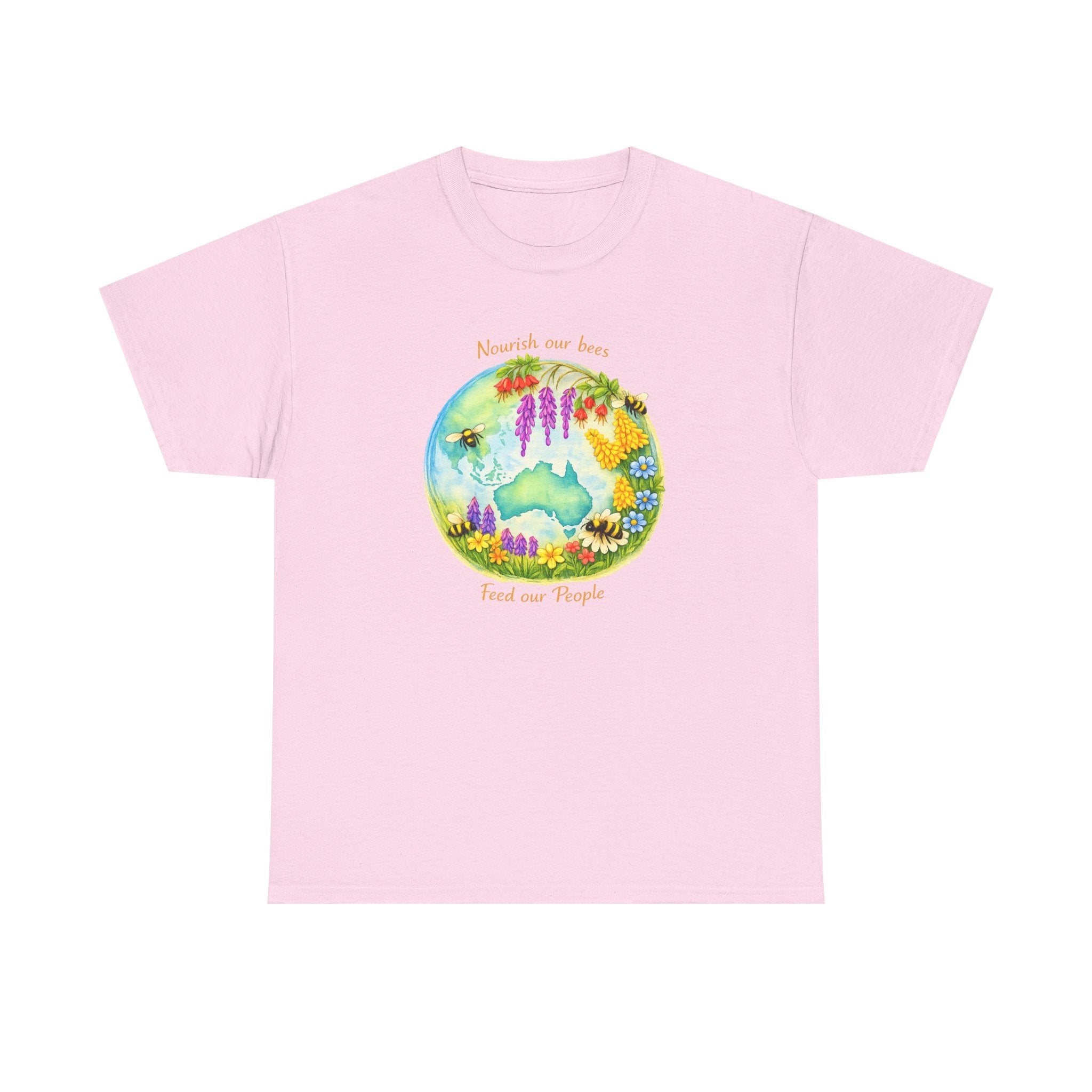 Floral Bear Nature Tee — "Beautiful Day for Bears" Graphic T-Shirt