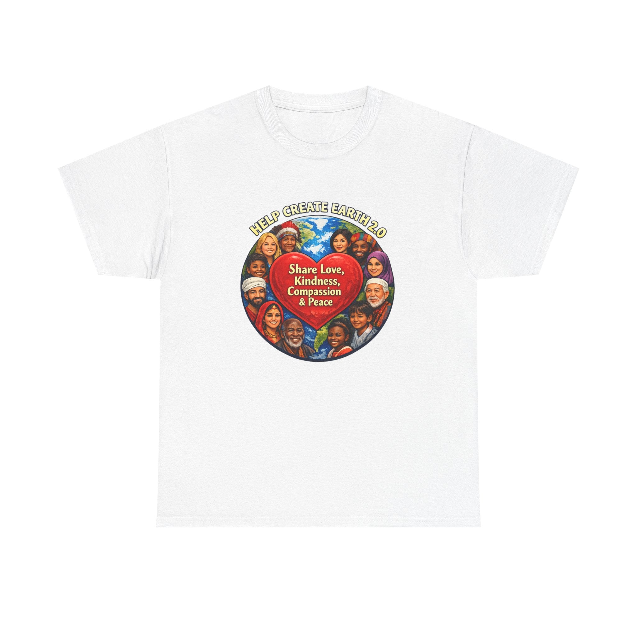 Be the Change T-Shirt — Inspirational Kindness & Peace Tee