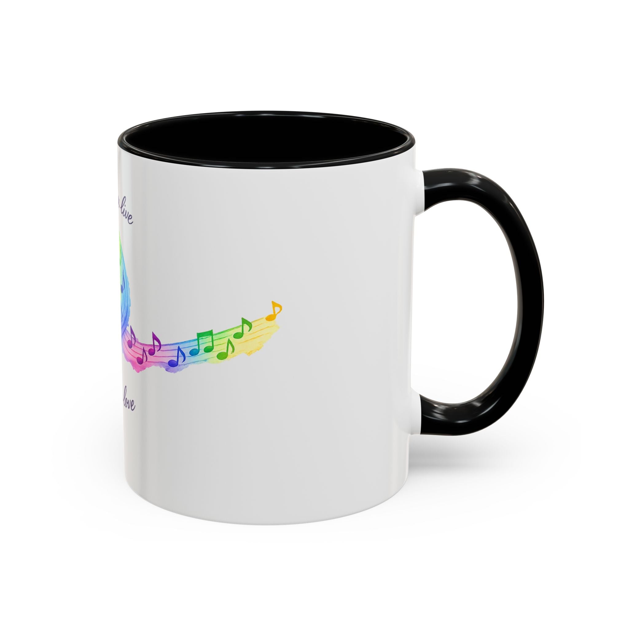 Live the life Accent Coffee Mug (11, 15oz)