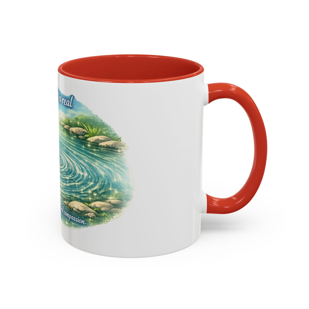 Ripple effect Accent Coffee Mug (11, 15oz)