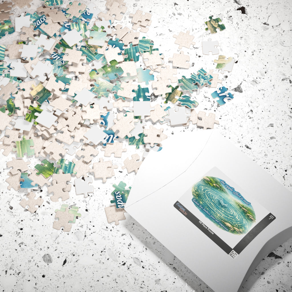 Inspirational Ripple Effect Puzzle — 'The Ripple Effect Is Real' 110–1014pc