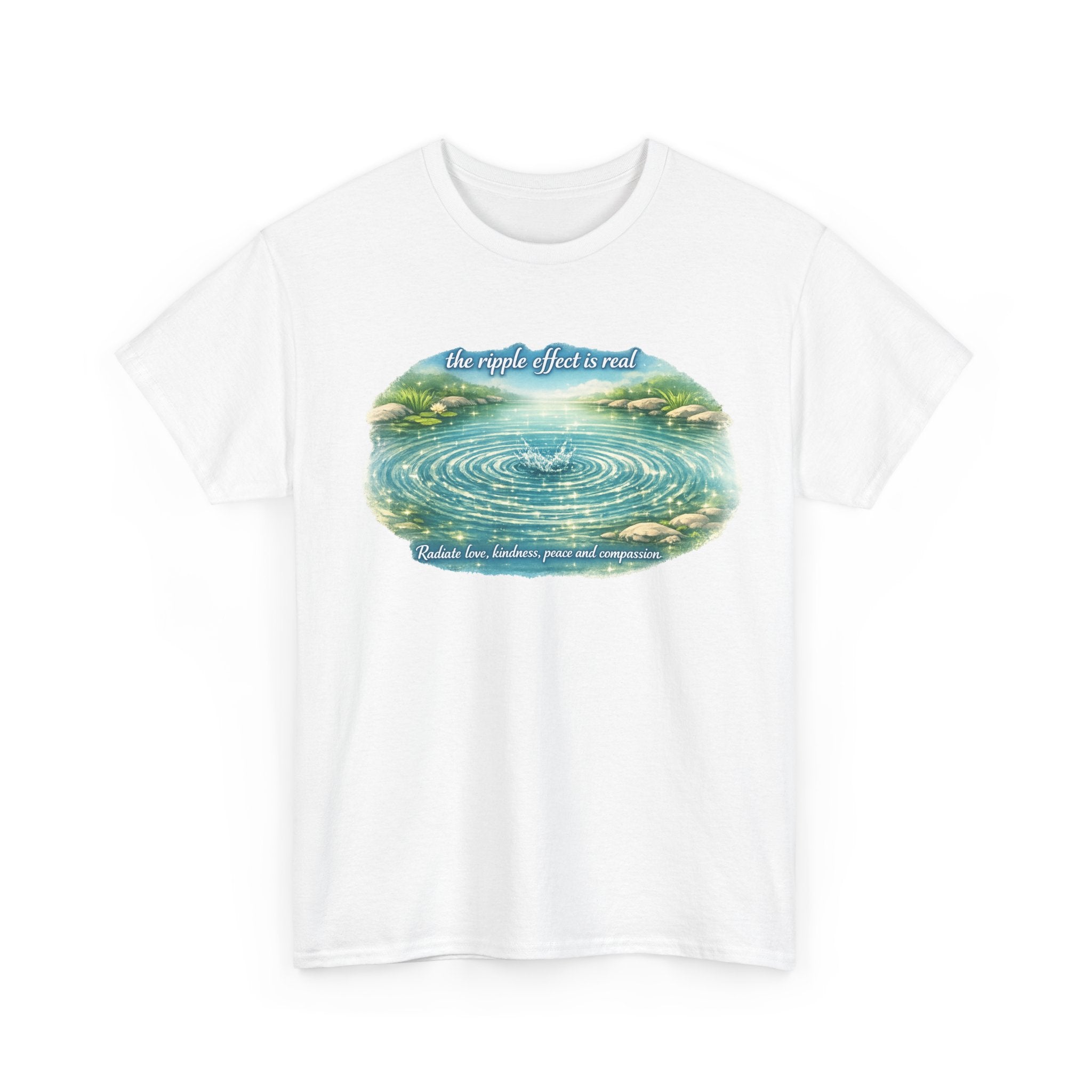 "The Ripple Effect" Inspirational Watercolor T‑Shirt