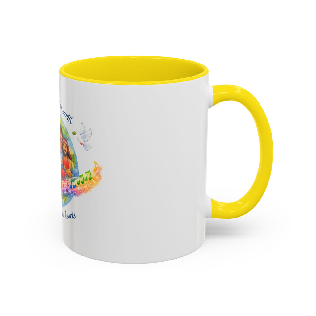 Peace on earth Accent Coffee Mug (11, 15oz)