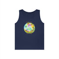 Nature Lover Tank Top — "Breathe in the Ocean, Feel the Waves" Watercolor Sea Life Design
