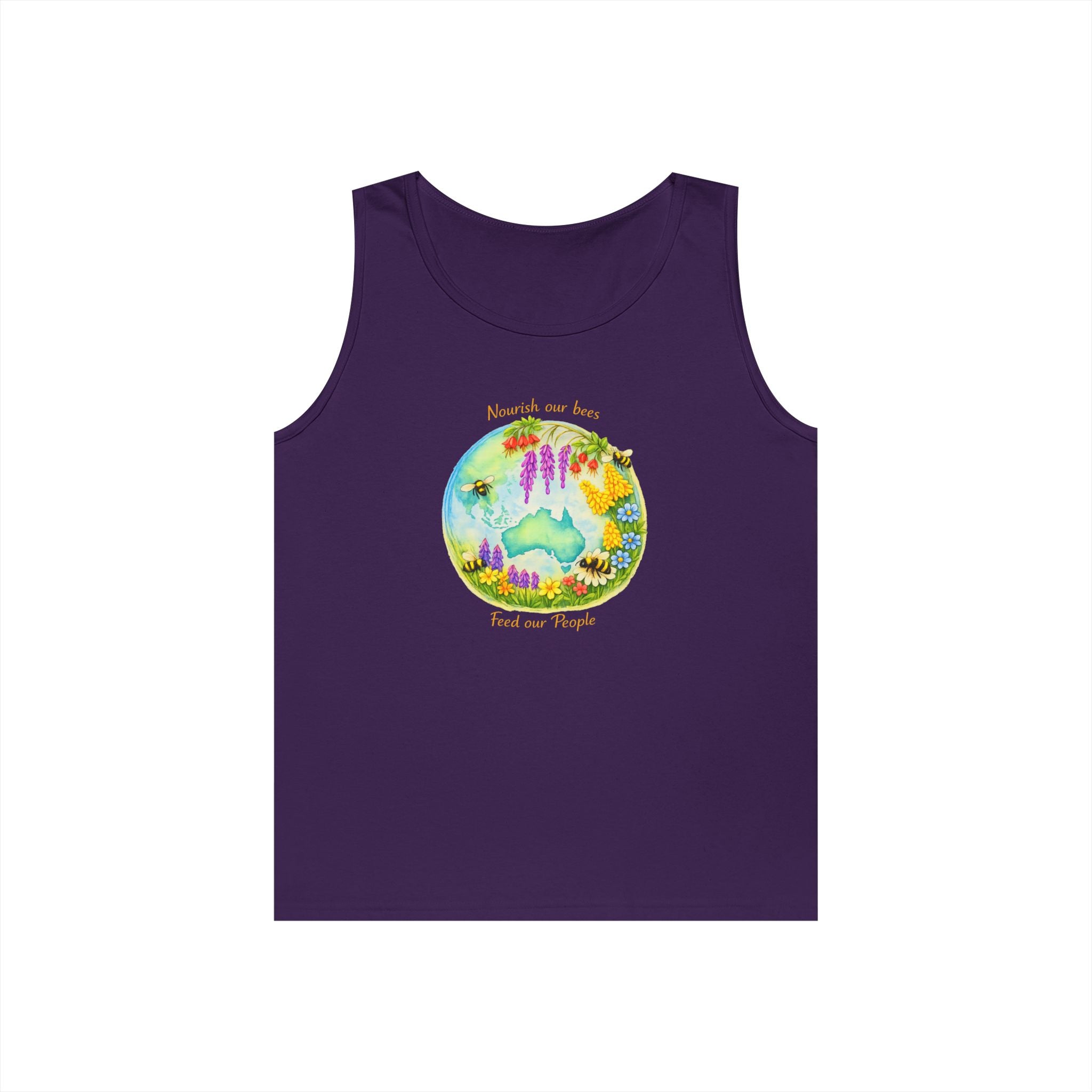 Nature Lover Tank Top — "Breathe in the Ocean, Feel the Waves" Watercolor Sea Life Design