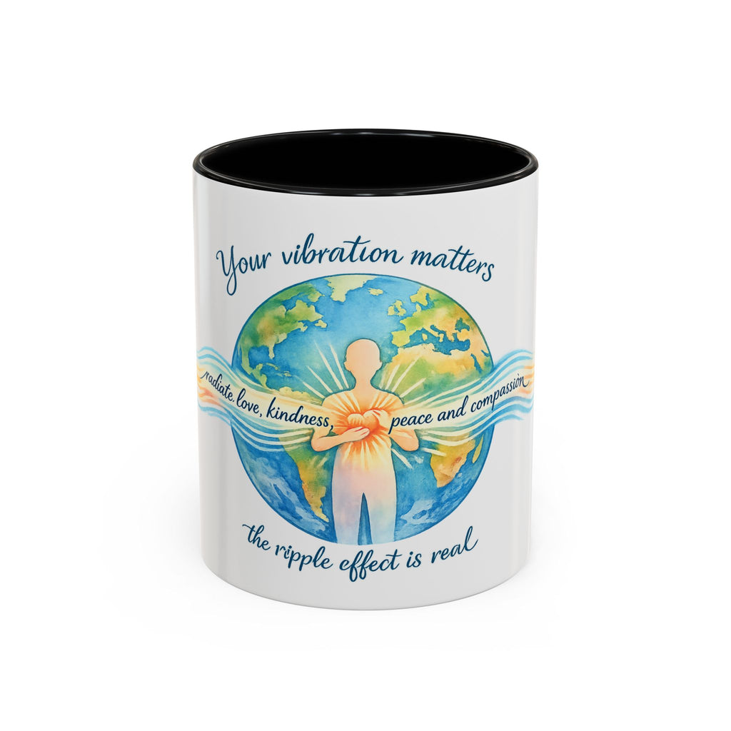 Your vibe matters Accent Coffee Mug (11, 15oz)