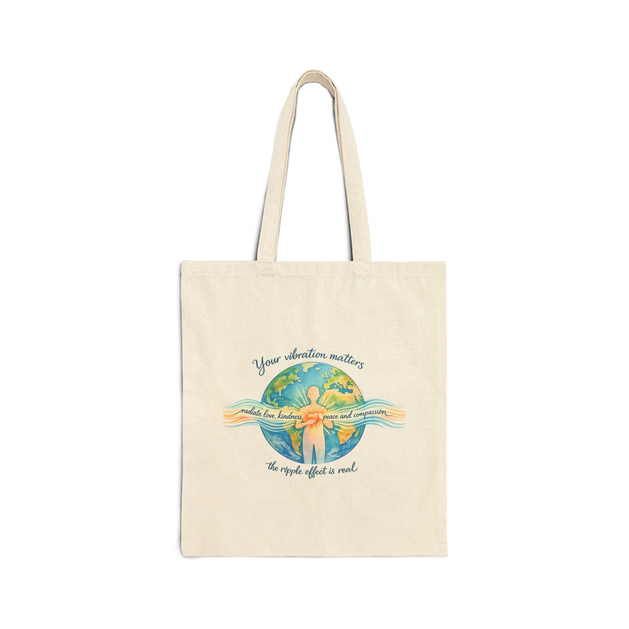 Your vibe matters Cotton Canvas Tote Bag