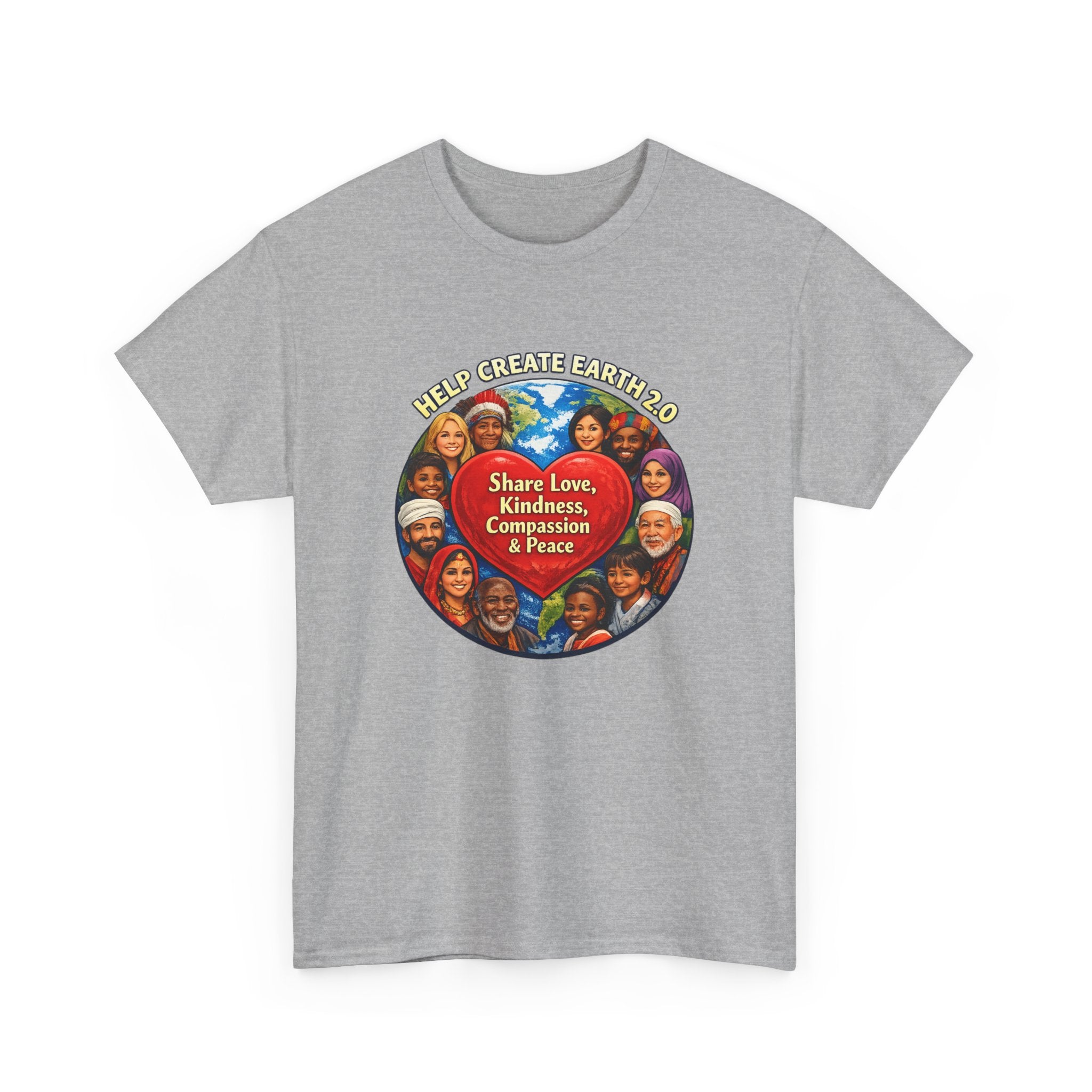 Be the Change T-Shirt — Inspirational Kindness & Peace Tee