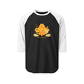 Bee Honeycomb Raglan Shirt — 'Bee Kind' Floral Baseball Tee