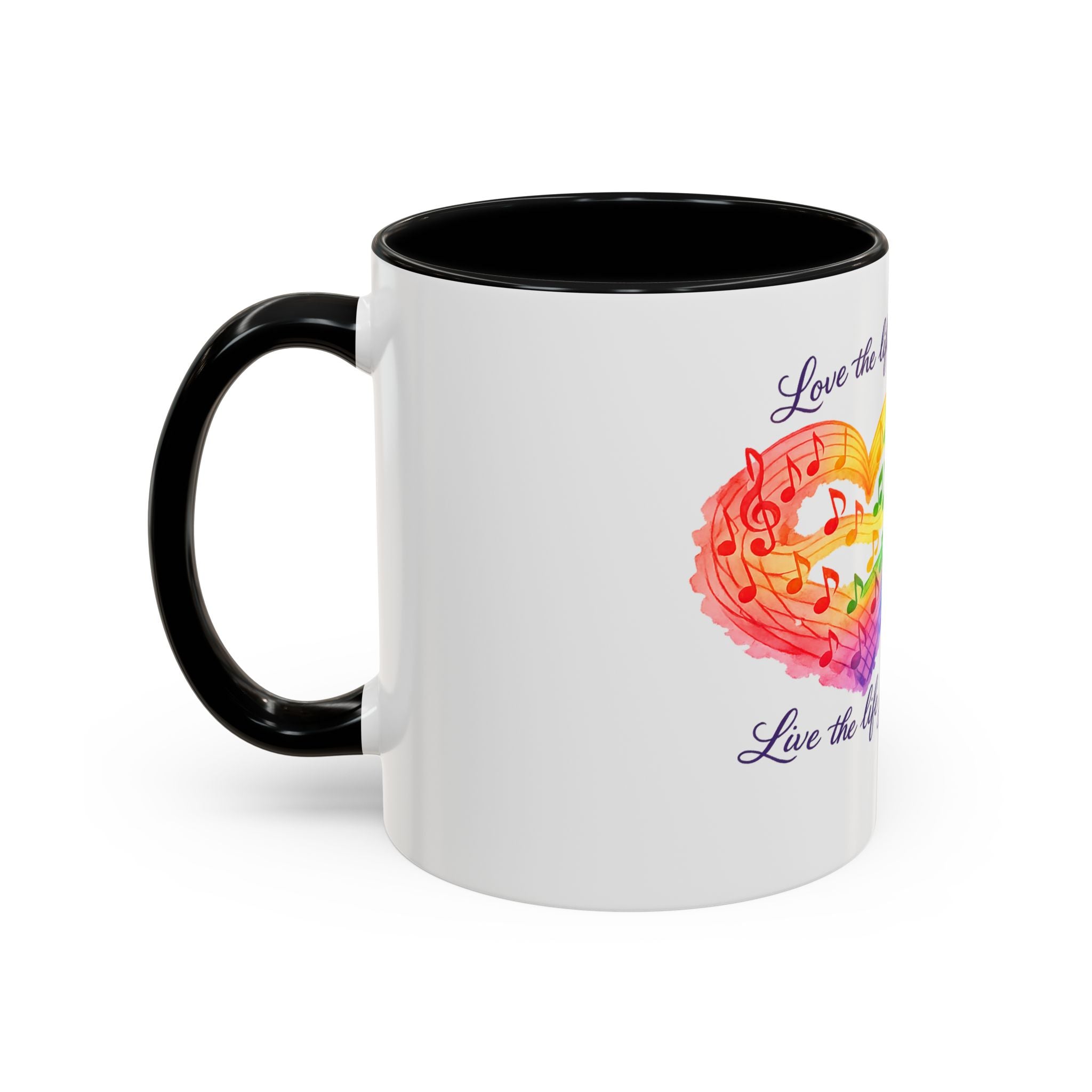 Live the life Accent Coffee Mug (11, 15oz)