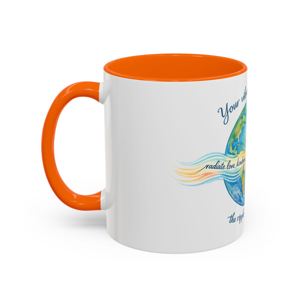 Your vibe matters Accent Coffee Mug (11, 15oz)
