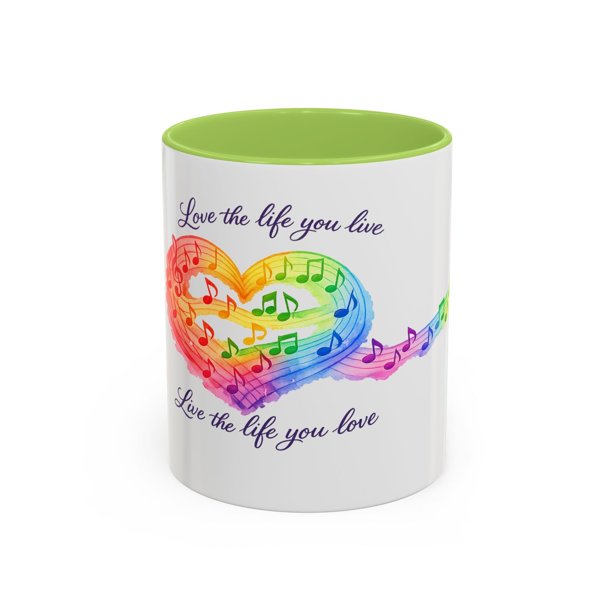 Live the life Accent Coffee Mug (11, 15oz)