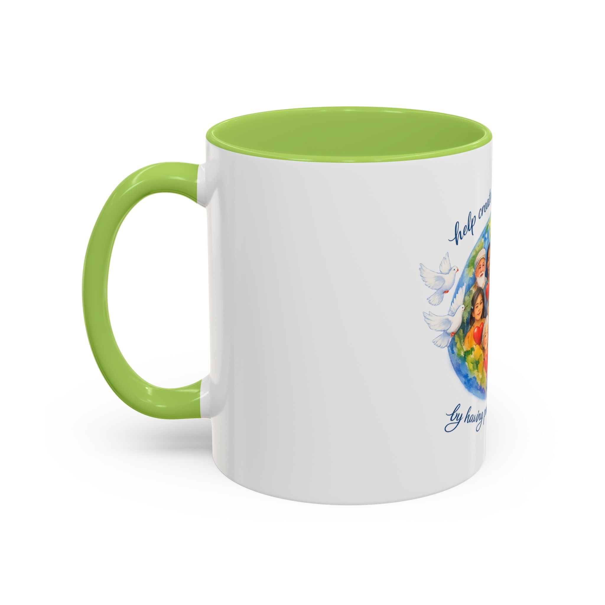 Peace on earth Accent Coffee Mug (11, 15oz)
